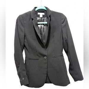 H&M versatile single breasted Black Women's Blazer‎ 4